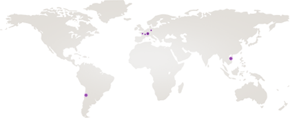 Our members map